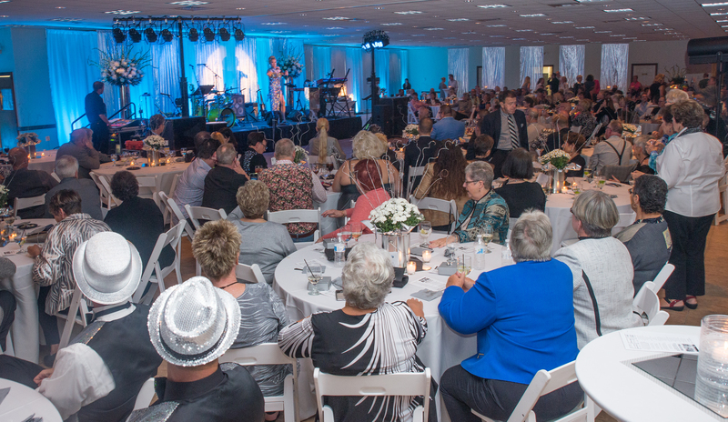 The gala is all shine as Christopher Peterson performs. BY DENY HOWETH